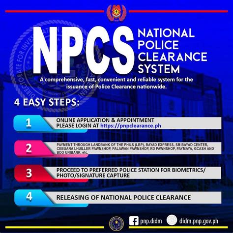 national police clearance system|npc admin log in.